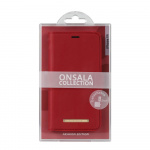 Onsala Mobilfodral Saffiano Red - iPhone XR