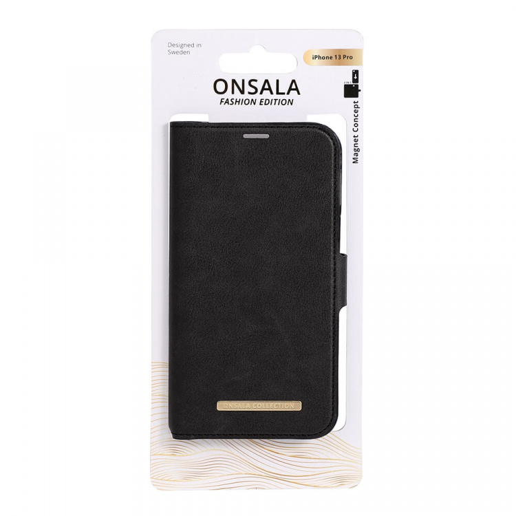 Onsala Mobilfodral Midnight Black - iPhone 13 Pro
