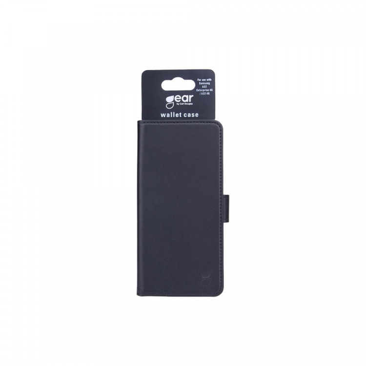 Gear Mobilfodral 3 Kortfack Svart - Samsung A32 Enterprise/A32 4G Gear Mobilfodral 3 Kortfack Svart - Samsung A32 Enterprise/A32 4G