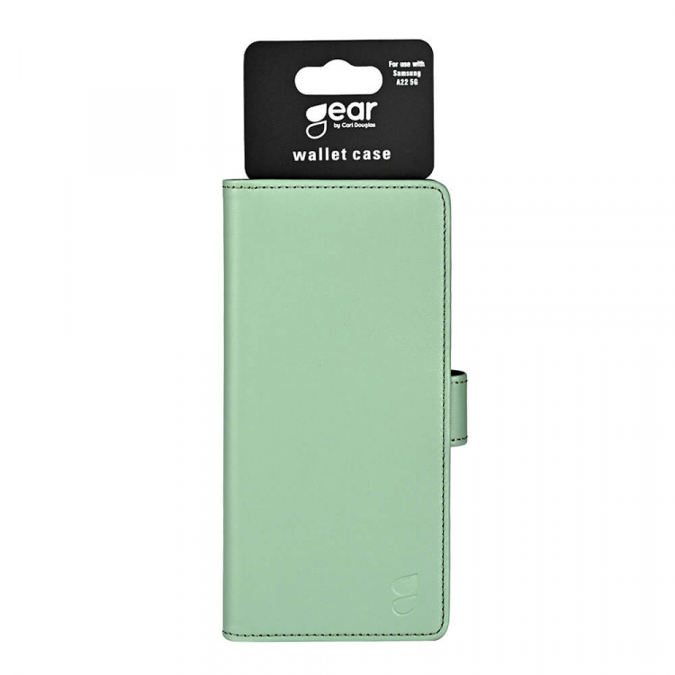 Gear Mobilfodral 3 Kortfack Pine Green - Samsung A22 5G