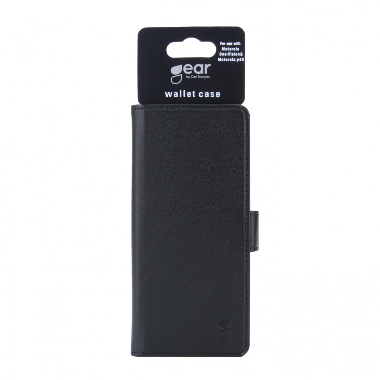 GEAR Mobilfodral 3 Kortfack Svart - Motorola One Vision