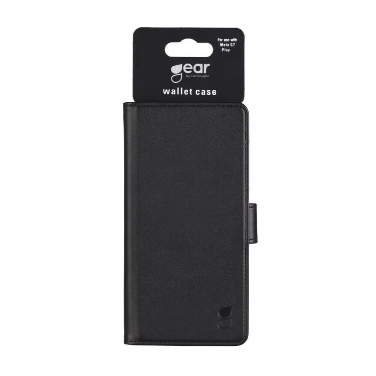 Gear Mobilfodral 3 Kortfack Svart - Motorola Moto G7 Play