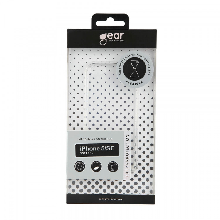 Gear Mobilskal TPU Transparent - iPhone 5/SE