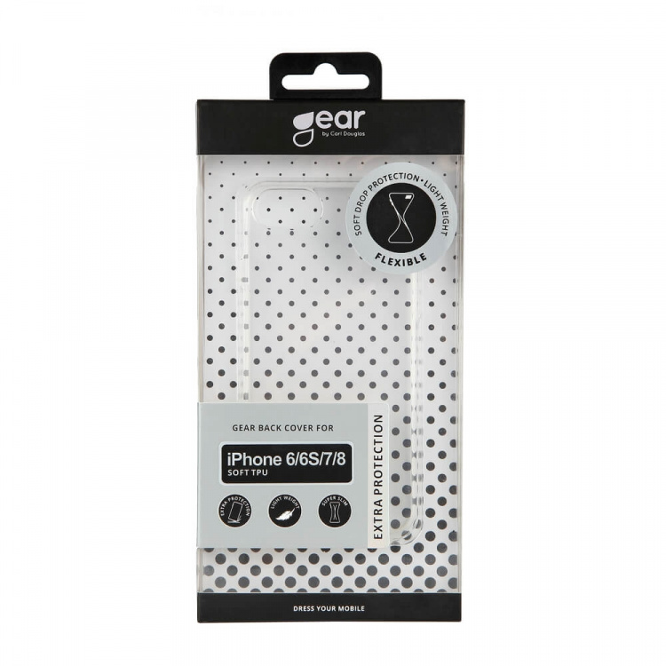Gear Mobilskal TPU Transparent - iPhone 6/7/8/SE Gear Mobilskal TPU Transparent - iPhone 6/7/8/SE
