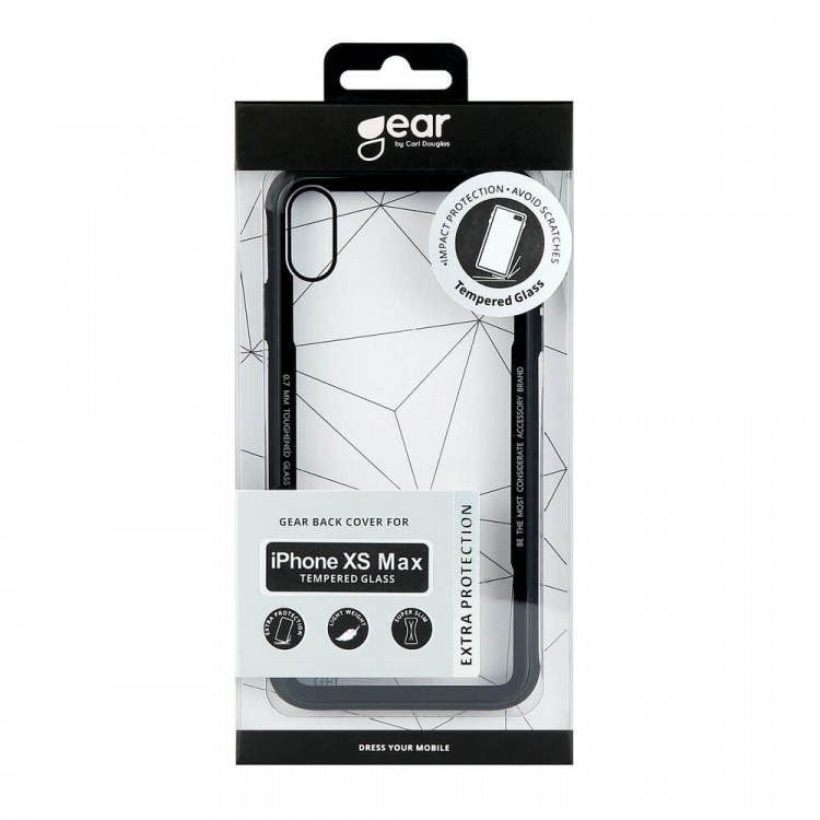 Gear Mobilskal Härdat Glas - iPhone XS Max