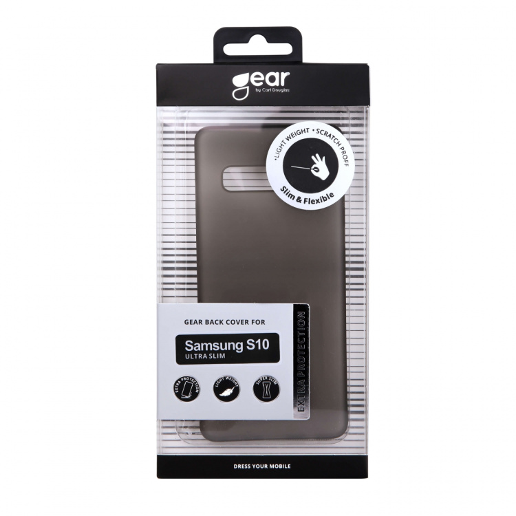 Gear Mobilskal Ultraslim Svart - Samsung S10