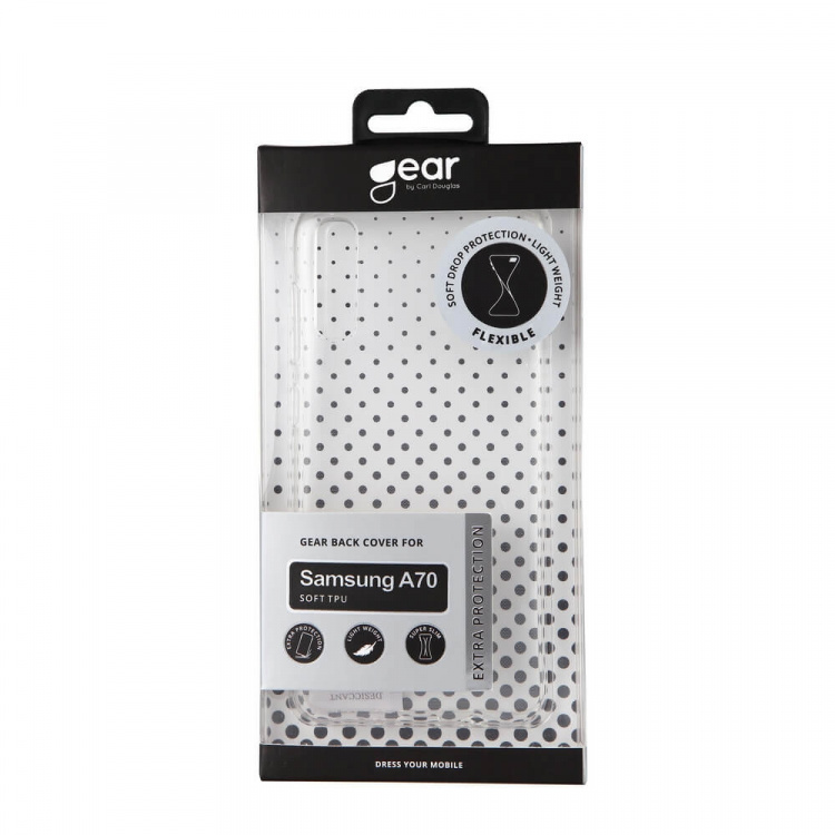 Gear Mobilskal TPU Transparent - Samsung A70
