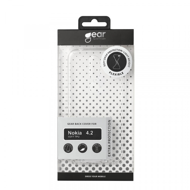 Gear Mobilskal TPU Transparent - Nokia 4.2 Gear Mobilskal TPU Transparent - Nokia 4.2