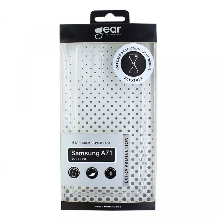 Gear Mobilskal TPU Transparent - Samsung A71