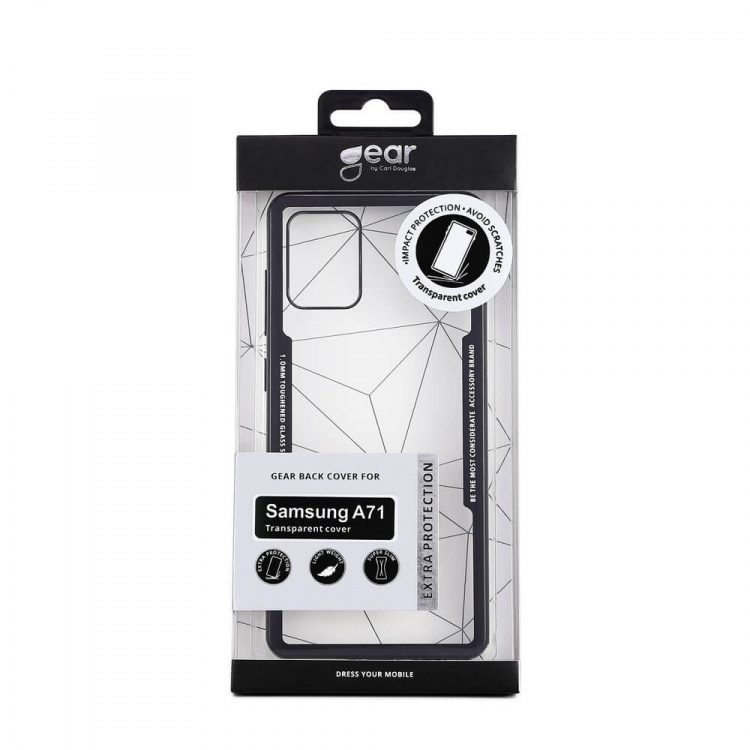 Gear Mobilskal Härdat Glas - Samsung A71 Gear Mobilskal Härdat Glas - Samsung A71