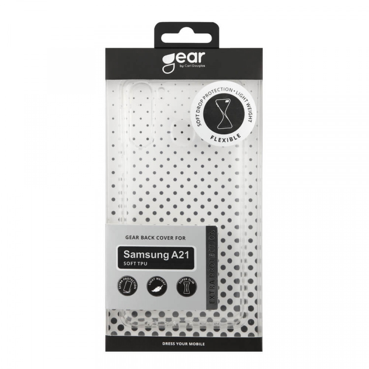 Gear Mobilskal TPU Transparent - Samsung A21 Gear Mobilskal TPU Transparent - Samsung A21