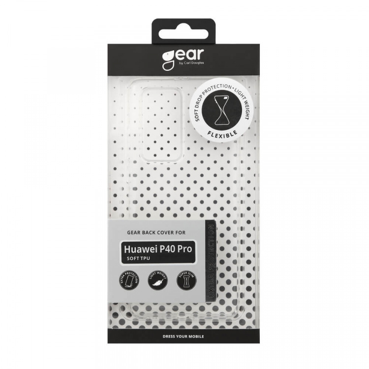 Gear Mobilskal TPU Transparent - Huawei P40 Pro Gear Mobilskal TPU Transparent - Huawei P40 Pro
