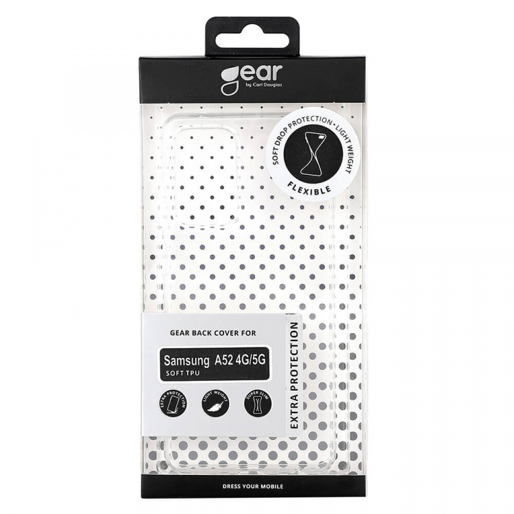 Gear Mobilskal TPU Transparent - Samsung A52 4G/5G Gear Mobilskal TPU Transparent - Samsung A52 4G/5G