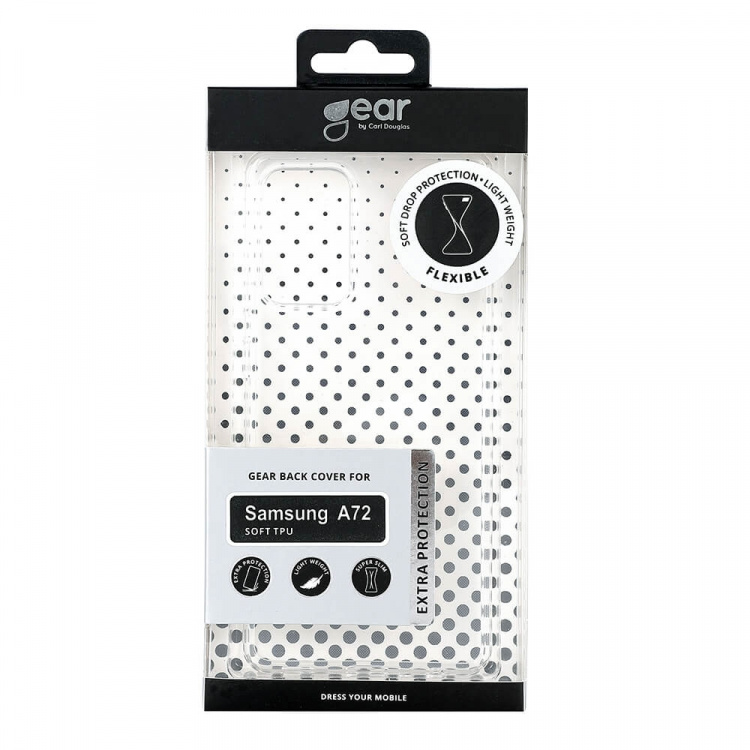 Gear Mobilskal TPU Transparent - Samsung A72