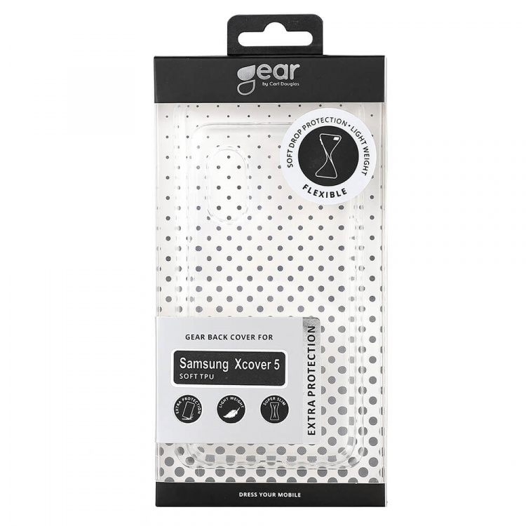 Gear Mobilskal TPU Transparent - Samsung Xcover 5 Gear Mobilskal TPU Transparent - Samsung Xcover 5