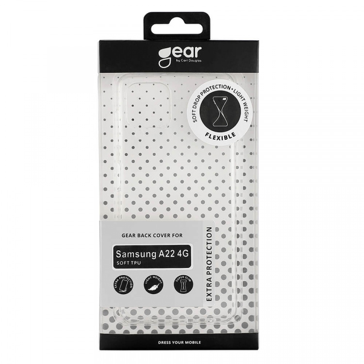 Gear Mobilskal TPU Transparent - Samsung A22 4G Gear Mobilskal TPU Transparent - Samsung A22 4G
