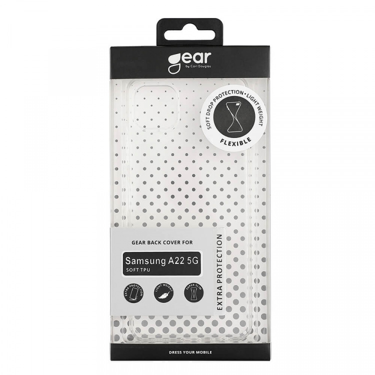 Gear Mobilskal TPU Transparent - Samsung A22 5G