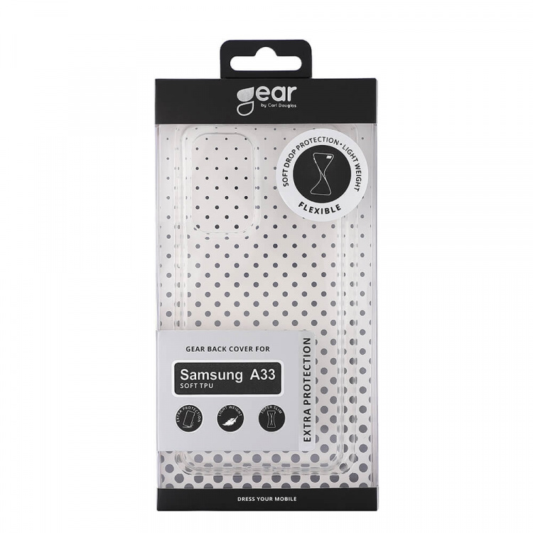 Gear Mobilskal TPU Transparent - Samsung A33 Gear Mobilskal TPU Transparent - Samsung A33