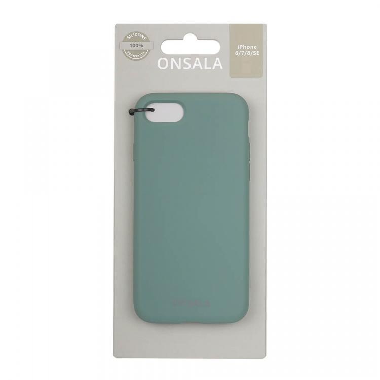 Onsala Mobilskal Silikon Pine Green - iPhone 6/7/8/SE