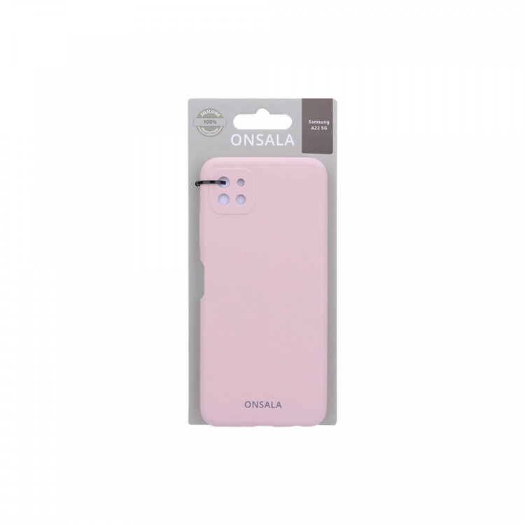Onsala Mobilskal Silikon Sand Pink - Samsung A22 5G
