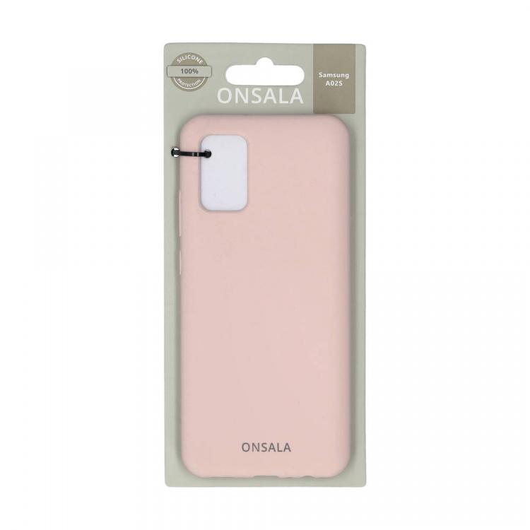 Onsala Mobilskal Silikon Sand Pink - Samsung A02s