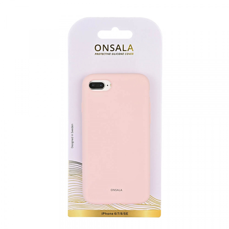 Onsala Mobilskal Silikon Chalk Pink - iPhone 6/7/8/SE Onsala Mobilskal Silikon Chalk Pink - iPhone 6/7/8/SE