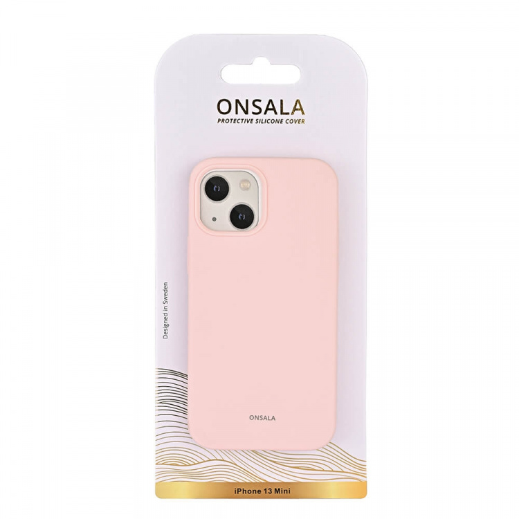 Onsala Mobilskal Silikon Chalk Pink - iPhone 13 Mini