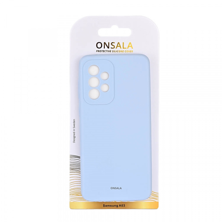 Onsala Mobilskal Silikon Light Blue - Samsung A03 Onsala Mobilskal Silikon Light Blue - Samsung A03