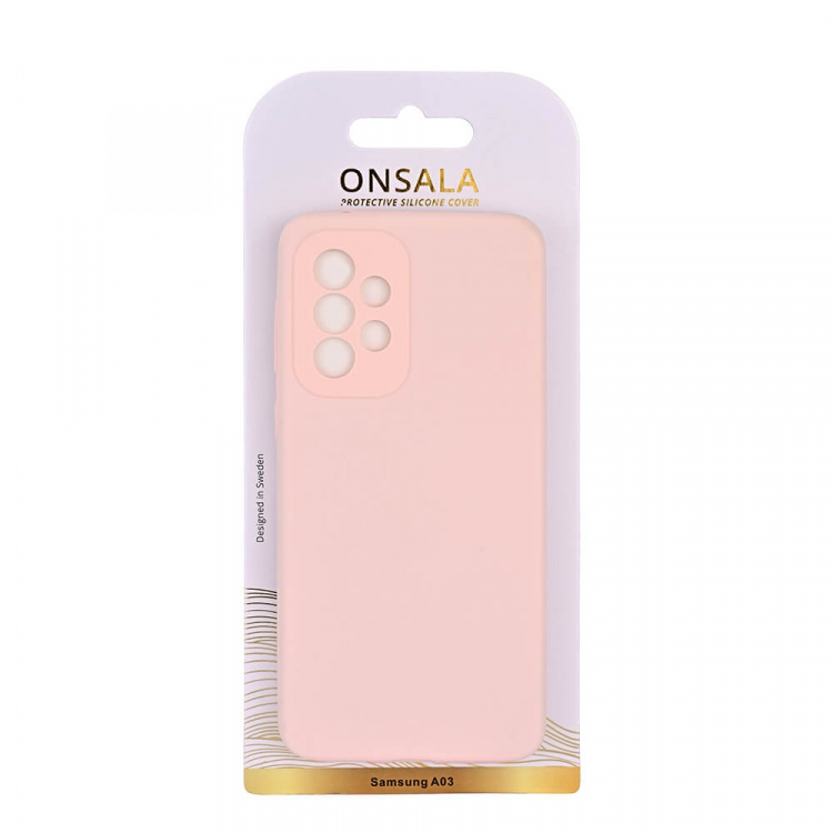 Onsala Mobilskal Silikon Chalk Pink - Samsung A03 Onsala Mobilskal Silikon Chalk Pink - Samsung A03