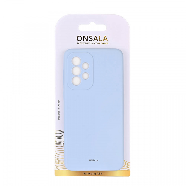 Onsala Mobilskal Silikon Light Blue - Samsung A33