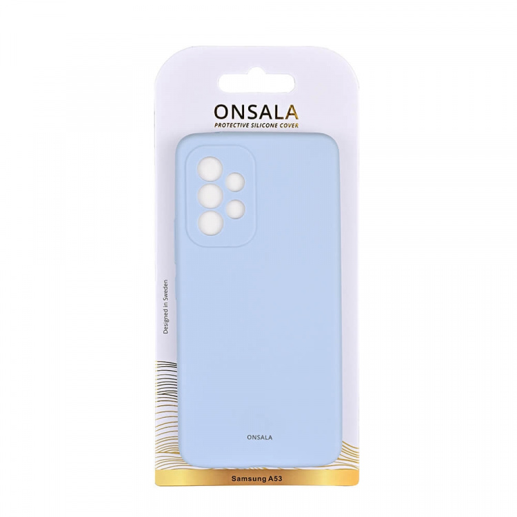 Onsala Mobilskal Silikon Light Blue - Samsung A53