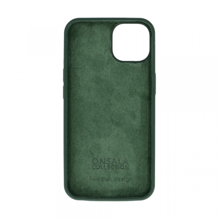 Onsala Mobilskal Silikon Olive Green - iPhone 13