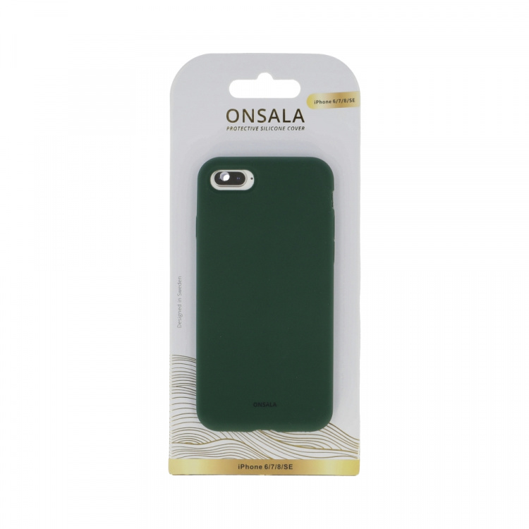 Onsala Mobilskal Silikon Olive Green - iPhone 6/7/8/SE