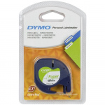 DYMO Färgband S0721520 91220 12mm Svart på Vit