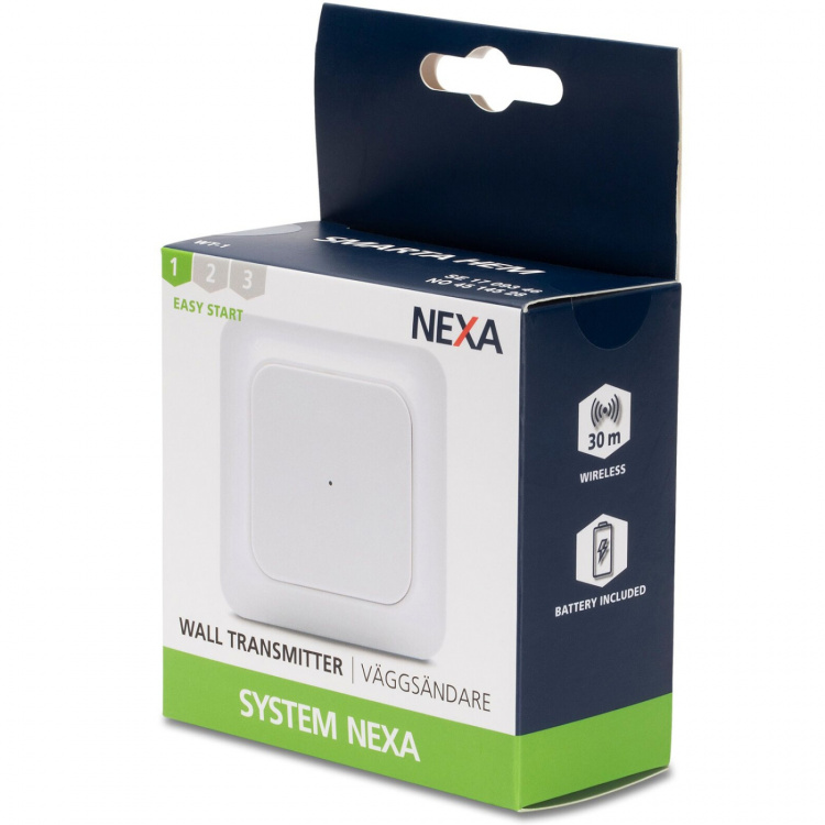 Nexa Väggsändare 1-kanal Eljo Trend WT-1