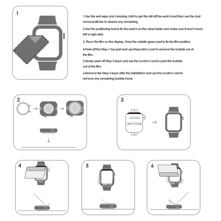 Champion Skärmskydd Apple watch 3-pack 40mm