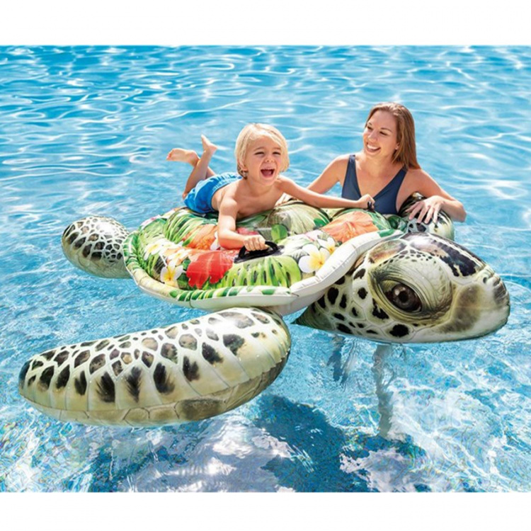 Intex Ride-On Realistisk Sköldpadda 191x170cm
