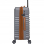 Cavalet Resväska Pasadena Medium Silver/Tan