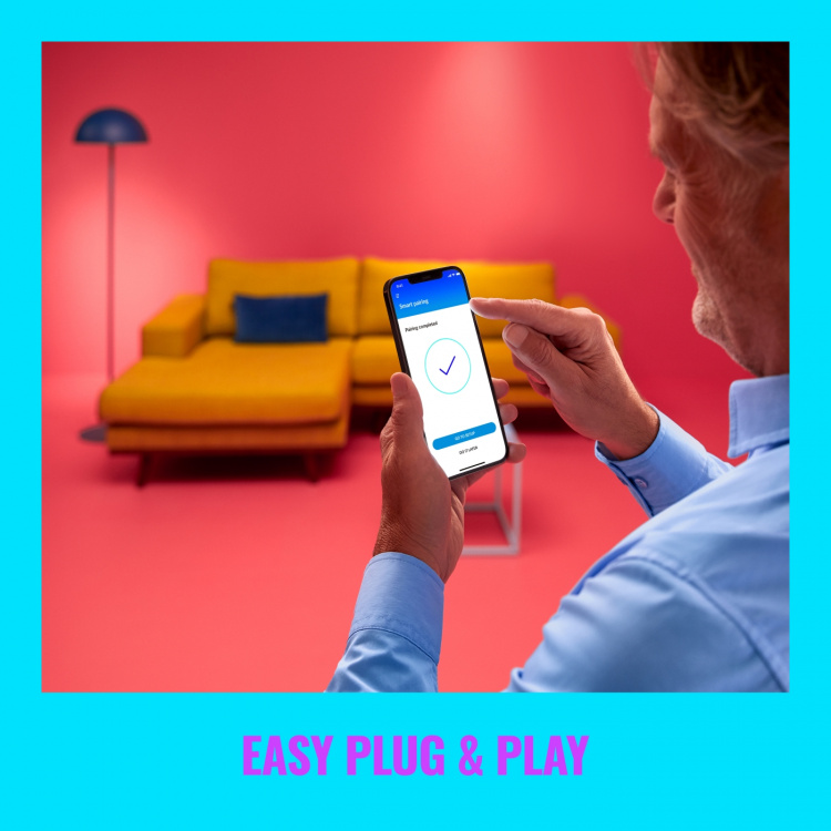 WiZ 2-pack WiFi Smart LED GU10 50W 345lm Färg WiZ 2-pack WiFi Smart LED GU10 50W 345lm Färg