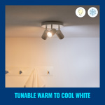WiZ 2-pack WiFi Smart LED GU10 50W 345lm Färg WiZ 2-pack WiFi Smart LED GU10 50W 345lm Färg