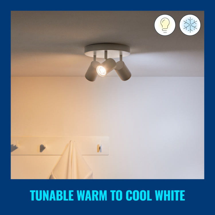 WiZ 2-pack WiFi Smart LED GU10 50W 345lm Färg WiZ 2-pack WiFi Smart LED GU10 50W 345lm Färg