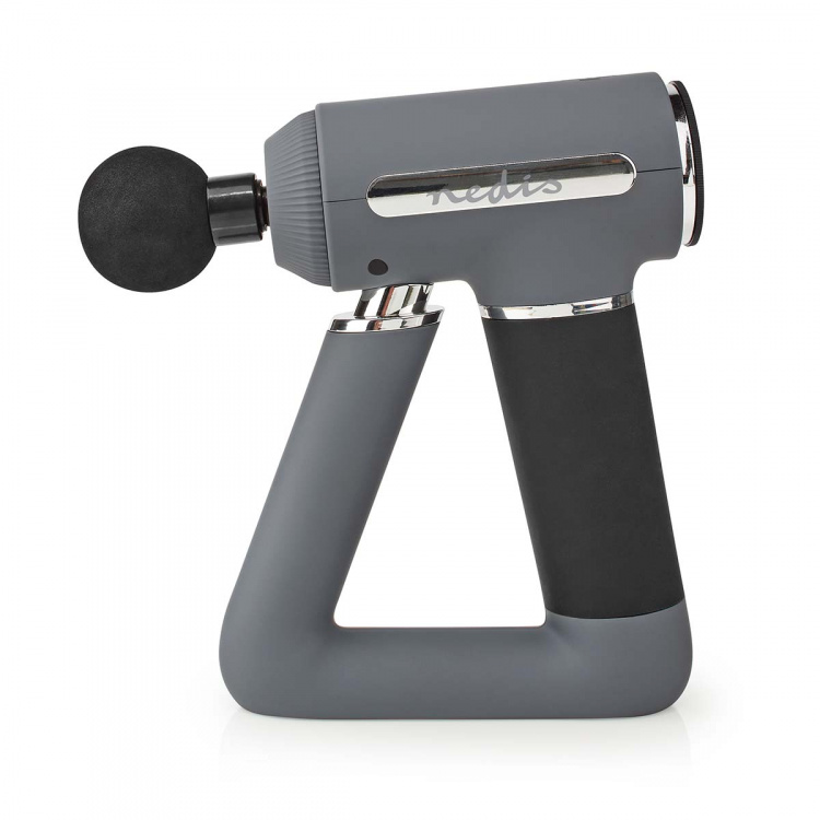 Nedis Sportmassage Pistol | Batteridriven | N/A | Uppladdningsbara | 6 massagelägen | USB kabel | Grå Nedis Sportmassage Pistol | Batteridriven | N/A | Uppladdningsbara | 6 massagelägen | USB kabel | Grå