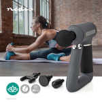 Nedis Sportmassage Pistol | Batteridriven | N/A | Uppladdningsbara | 6 massagelägen | USB kabel | Grå Nedis Sportmassage Pistol | Batteridriven | N/A | Uppladdningsbara | 6 massagelägen | USB kabel | Grå