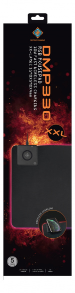 deltaco_gaming DMP330 XXL RGB mouse pad wireless charging 10W fast charging