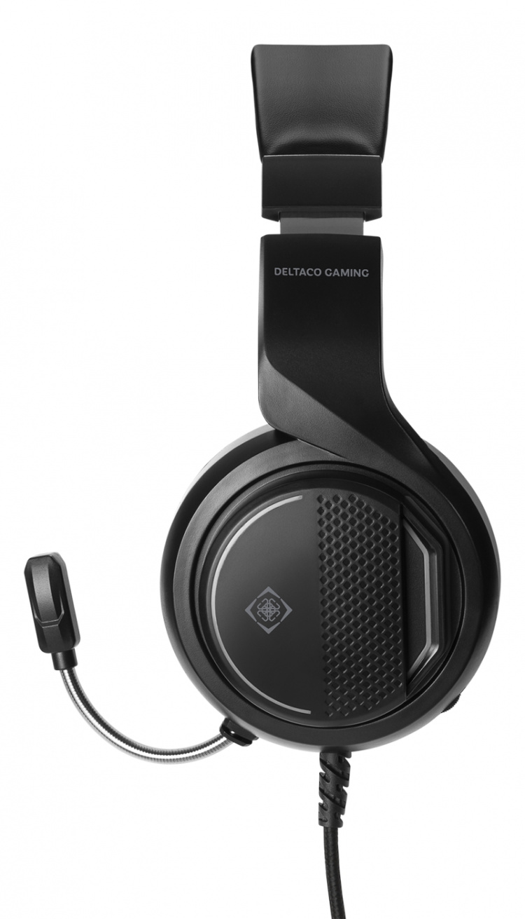 deltaco_gaming Headset for Sony Playstation 5, 2m cable, 40mm element, blac