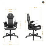deltaco_gaming DC120 Junior Gaming Chair, Artificial leather, height adjust