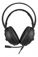 deltaco_gaming Kit 3-in-1 Headset Mouse Mousepad, black with LEDs