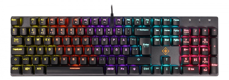 deltaco_gaming Mechanical 4in1 RGB Gaming kit Xinda Red switche black/RGB