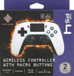 PS4/PC/Android/iOS-kontroller, vit PS4/PC/Android/iOS-kontroller, vit