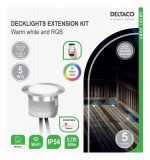 Deltaco Smart H decklight extens kit 5 lights warm white light RGB